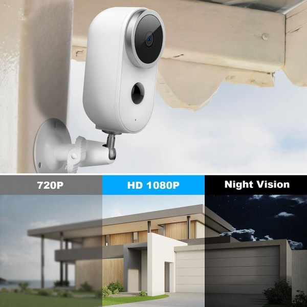 【Yk-A4】 Wireless Rechargeable Battery 1080P WiFi Camera